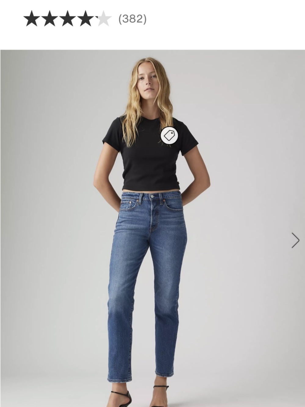 Levi's Wedgie Straight Classic Blue Women's Jeans 30